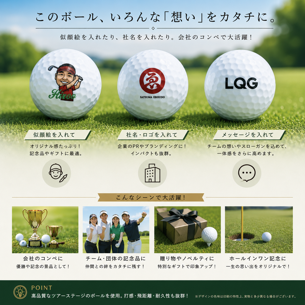 オリジナルゴルフボール