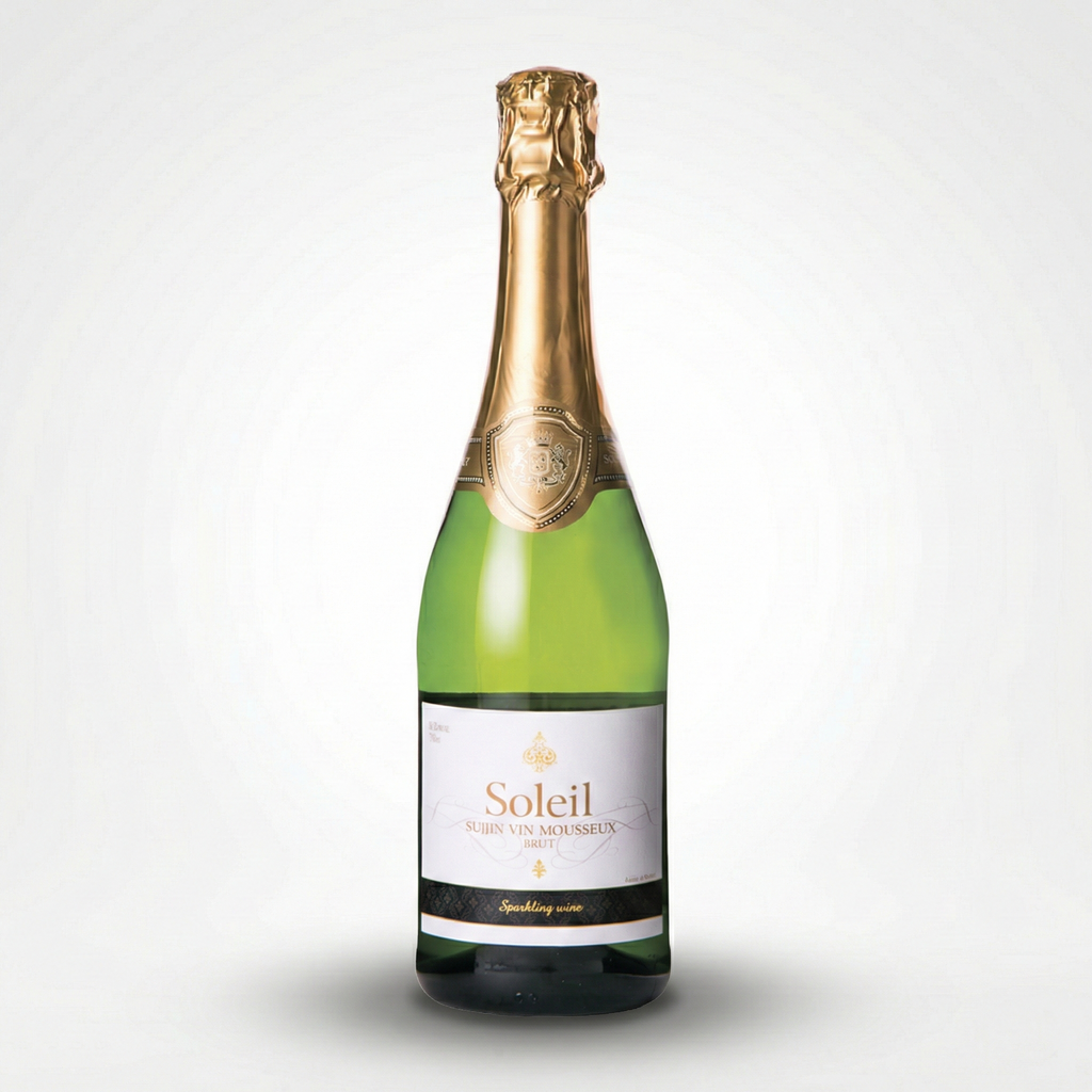 vin mousseux brut "soleil"