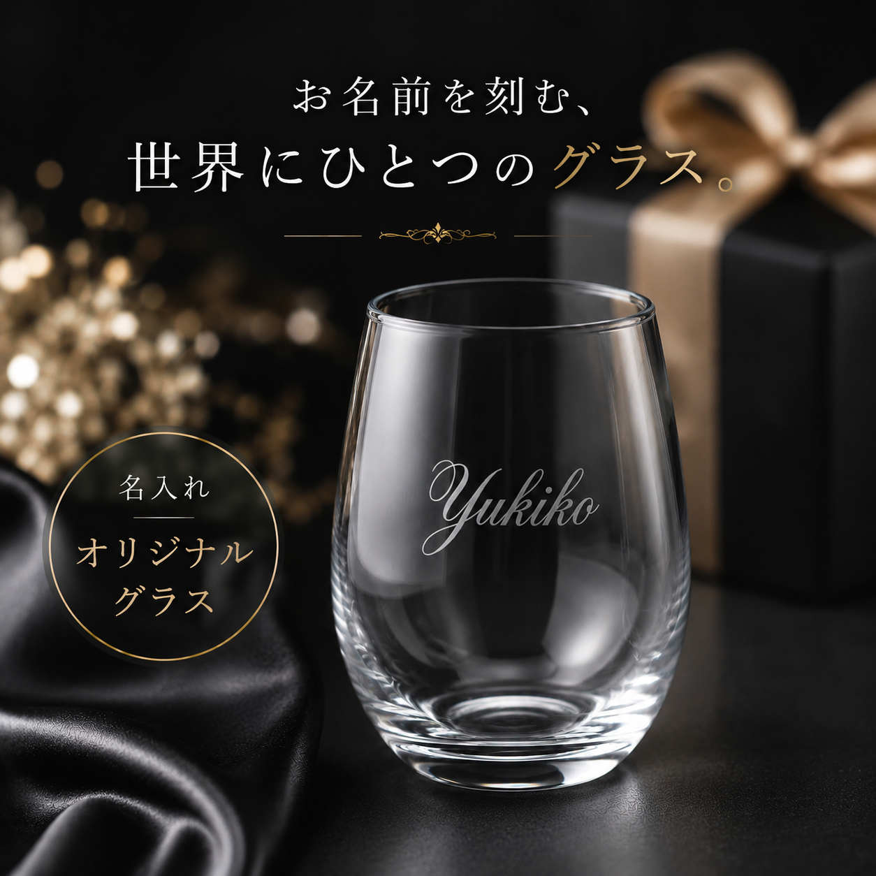 オリジナルルスプリットグラス
